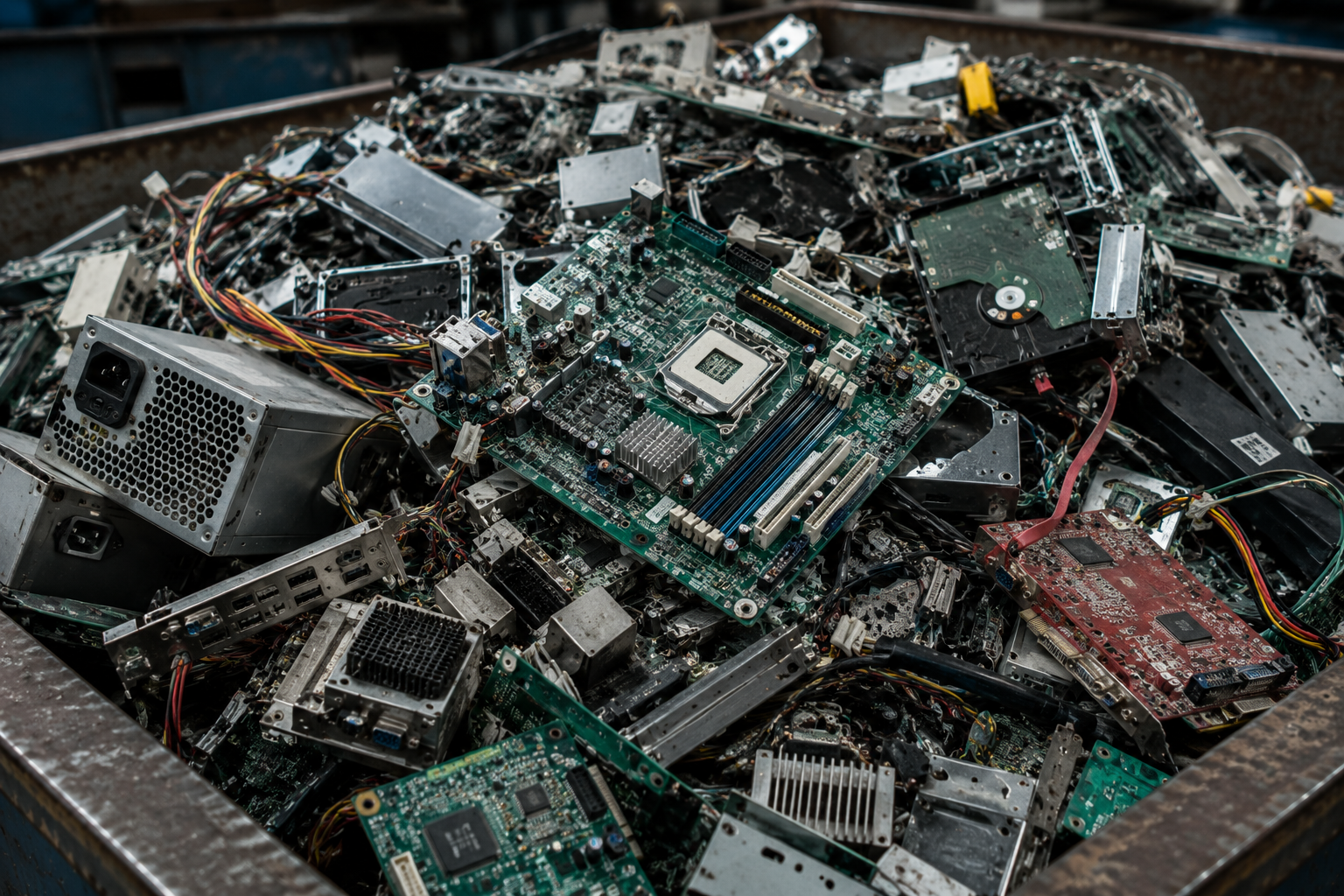 Elektronik hurda alımı - anakart, server, bilgisayar ve elektronik kart hurdası toplama